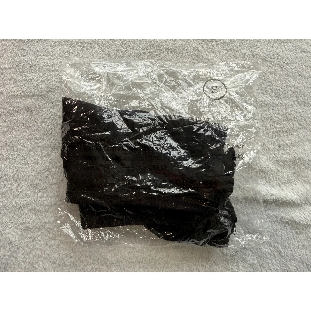 Ever Hottie Apparel Kids Small Black Cotton Drawstring Dolphin Shorts‎ 61962